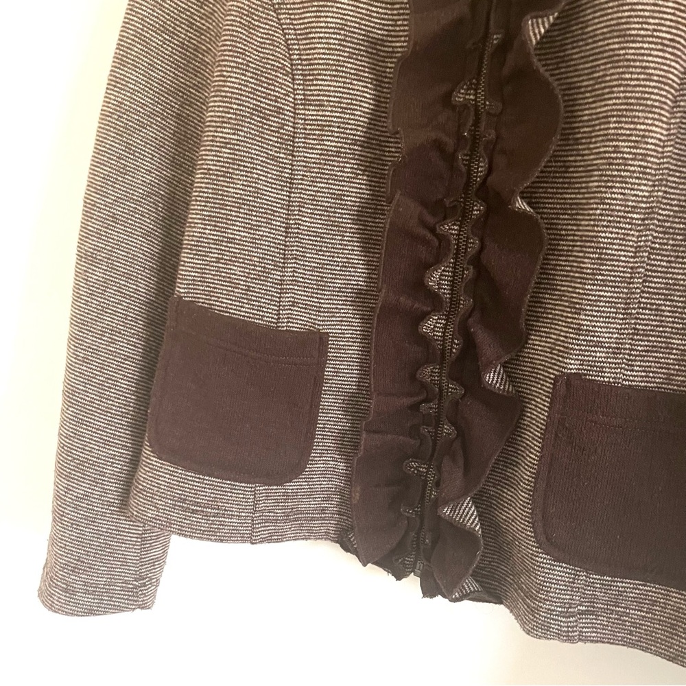Ambition Wool Blend Ruffled Jacket - Picture 3 of 6